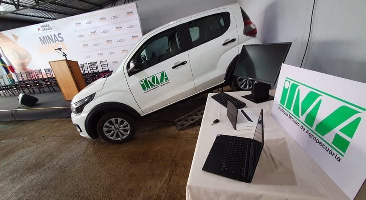 Fiat Mobi, tablet, notebook doados ao IMA