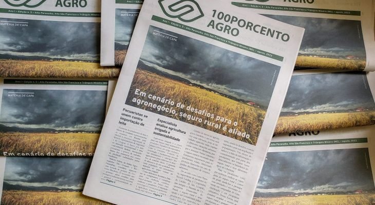 Quinta edição do jornal 100PORCENTOAGRO