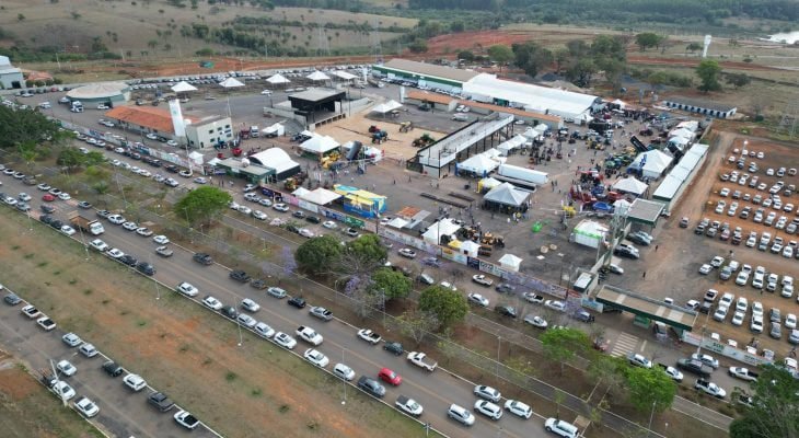 Parque de Exposições de São Gotardo, local das atividades do Centro de Referência em Olericultura (Crédito: Sindicato Rural de São Gotardo)