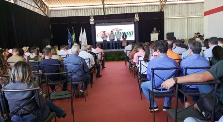 Abertura da Fenacampo foi realizada nesta quarta, 28 de agosto (Crédito: 100PORCENTOAGRO)