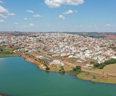 Vista aérea de São Gotardo, uma das campeãs na geração de emprego (Foto: Prefeitura de São Gotardo)