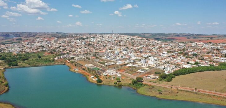 Vista aérea de São Gotardo, uma das campeãs na geração de emprego (Foto: Prefeitura de São Gotardo)