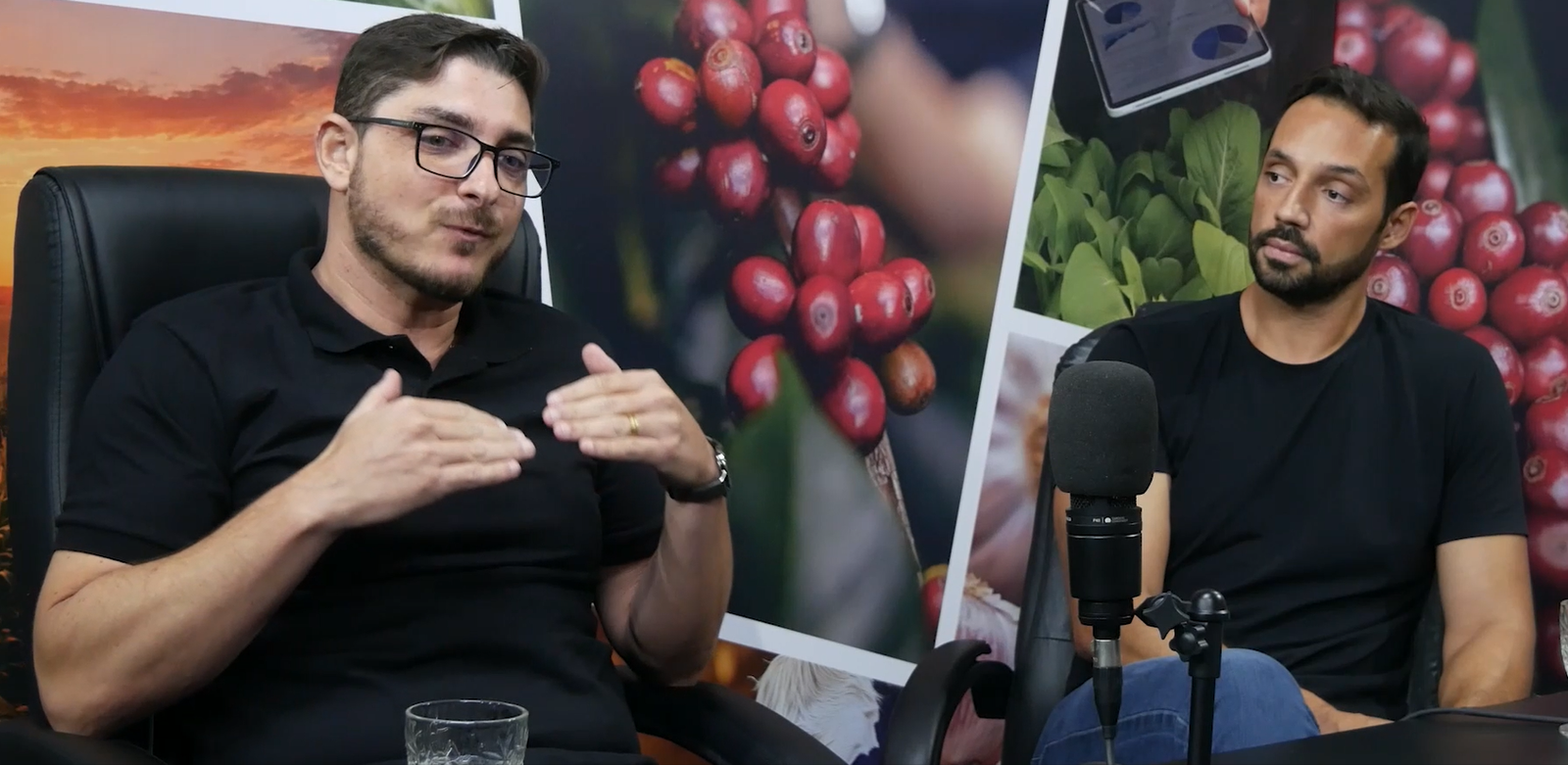 Maykell Marques (E) e Lucas Siqueira: gestão tecnológica no agronegócio e alta performance
