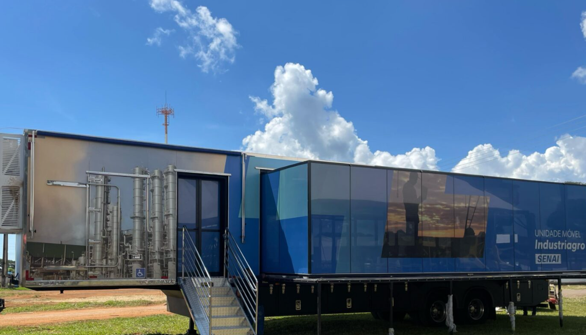 Unidade móvel do Industriagro (Foto: FIEMG Alto Paranaíba)