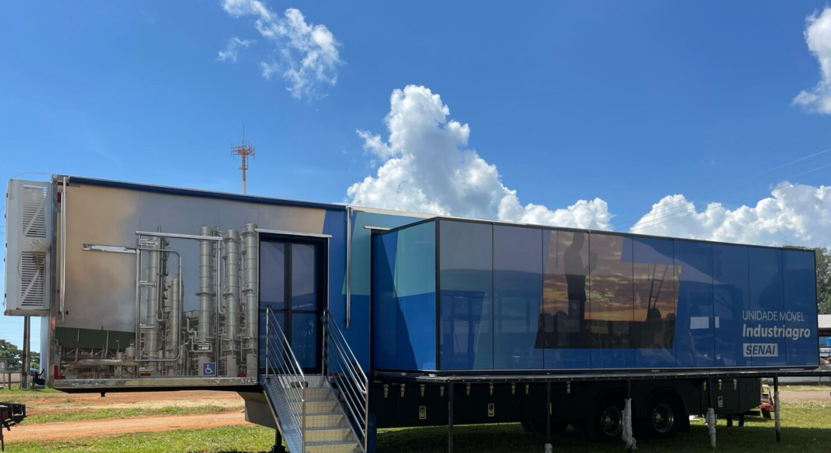 Unidade móvel do Industriagro (Foto: FIEMG Alto Paranaíba)