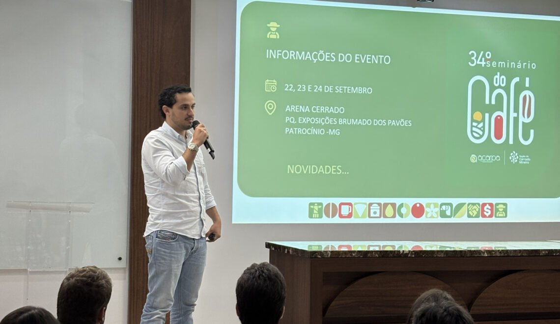 Lançamento dos detalhes organizacionais para o 34º Seminário do Café em Patrocínio (Foto: ACARPA Divulgação)