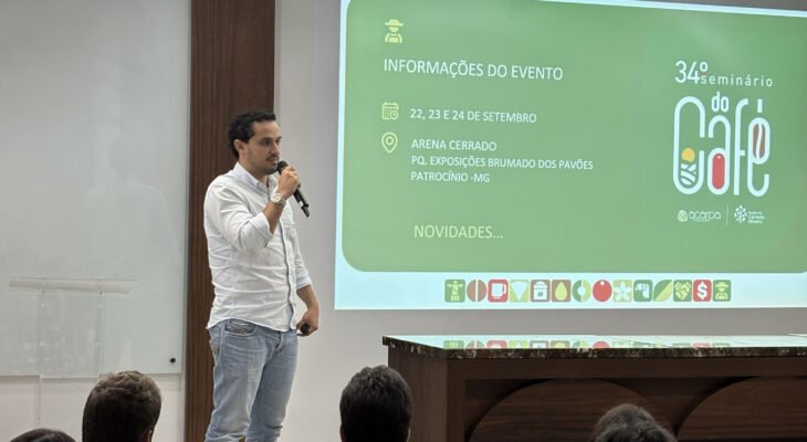 Lançamento dos detalhes organizacionais para o 34º Seminário do Café em Patrocínio (Foto: ACARPA Divulgação)